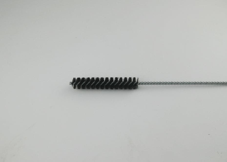 1/2" Round, Fiber, Boiler Brush Head w/ Handle - MB01836