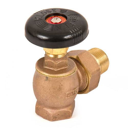 1" Radiator BARV Angle Valve (FIP x Male Union)  BARV Part# BARV-1000 - Image 3