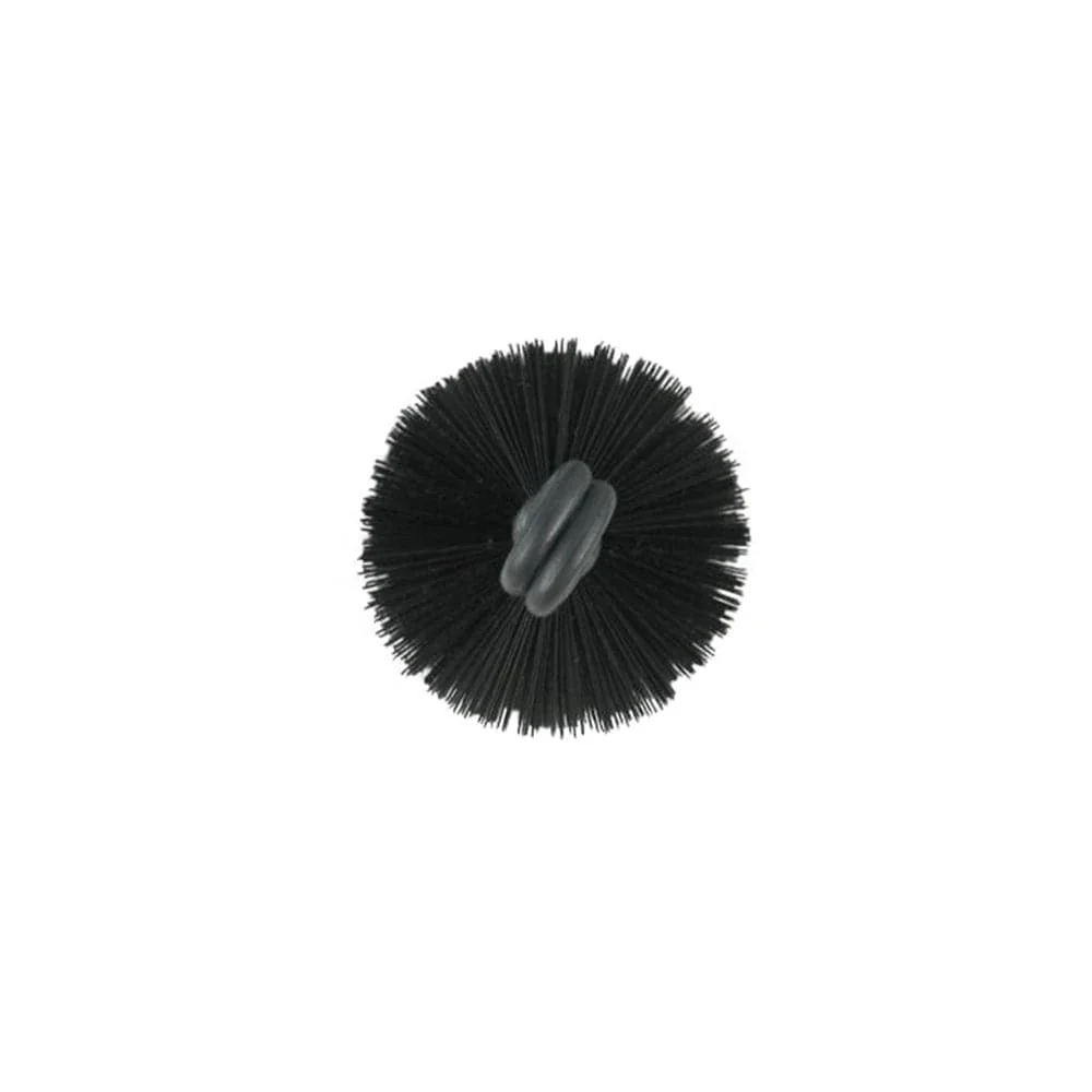 1-3/4" Round Wire Brush Head for 2" OD Boiler Tube - Image 2