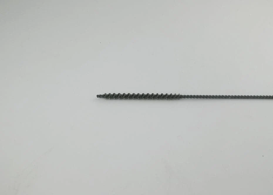 3/8" Round, Wire, Boiler Brush Head w/ Handle - MB38W