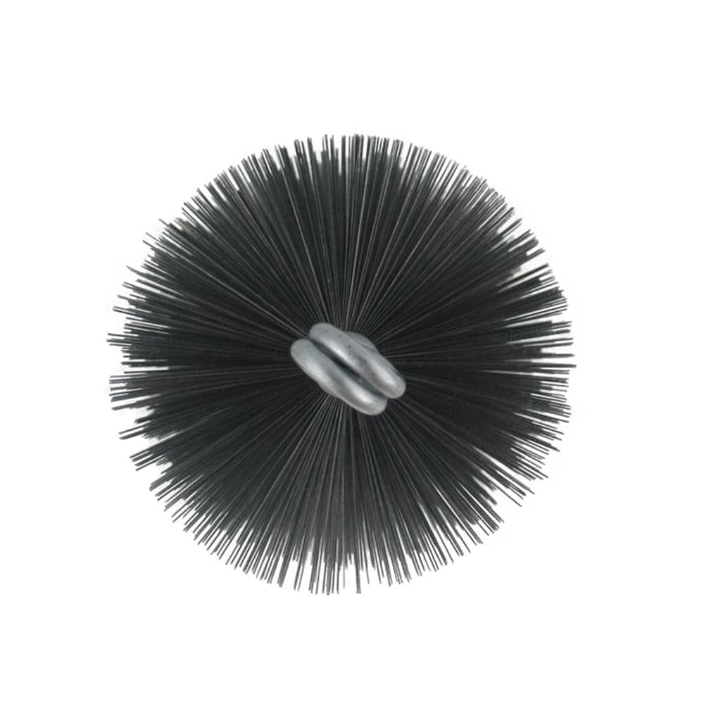 2-3/4" Round Wire Brush Head for 3" OD Boiler Tube - Image 2