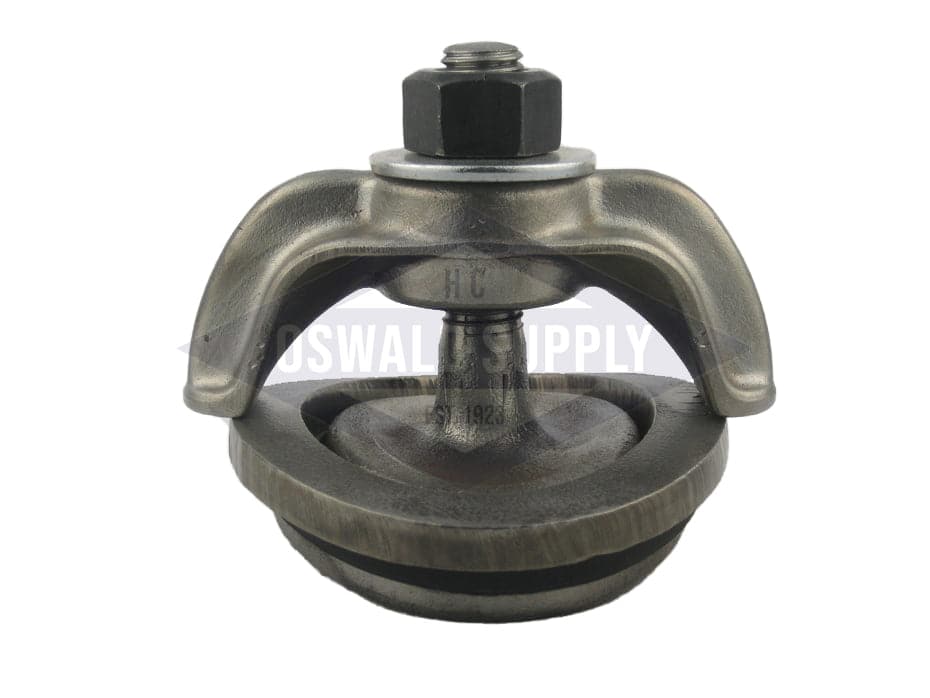 3 X 4, Forged Steel, Integral Bolt, Elliptical, Curved 14R. Handhole Assembly, with Patch Plate, 10-15 Horse Power - Image 2