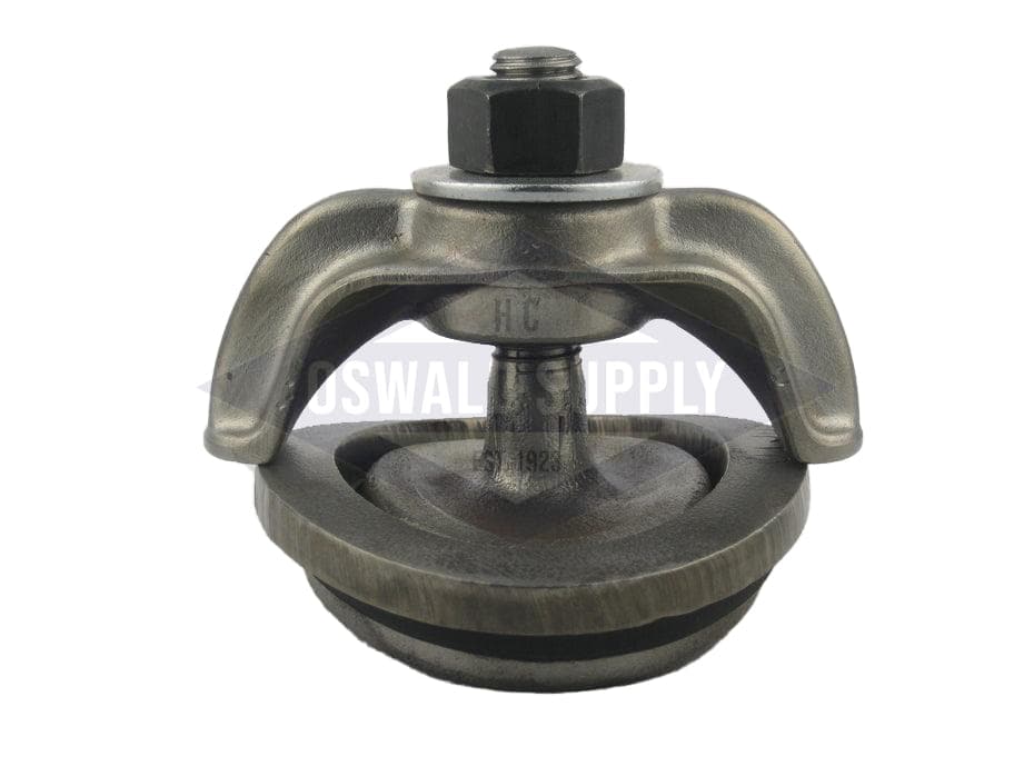 3 X 4, Forged Steel, Integral Bolt, Elliptical, Curved 16R. Handhole Assembly, with Patch Plate. - Image 2