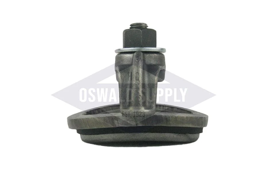3 X 4, Forged Steel, Integral Bolt, Elliptical, Curved 18R. Handhole Assembly, with Patch Plate. - Image 3