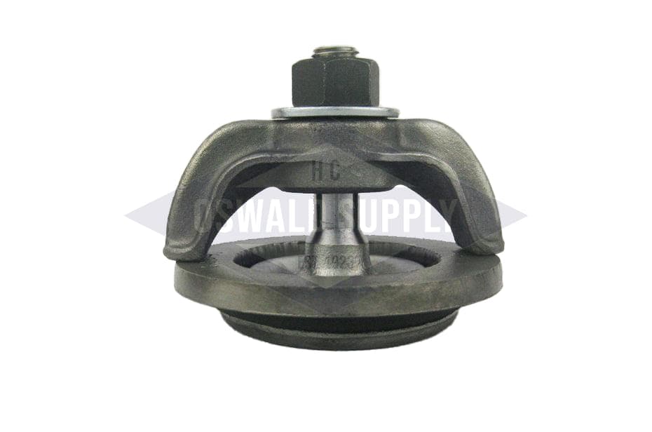3 X 4, Forged Steel, Integral Bolt, Elliptical, Flat. Handhole Assembly, with Patch Plate. - Image 2