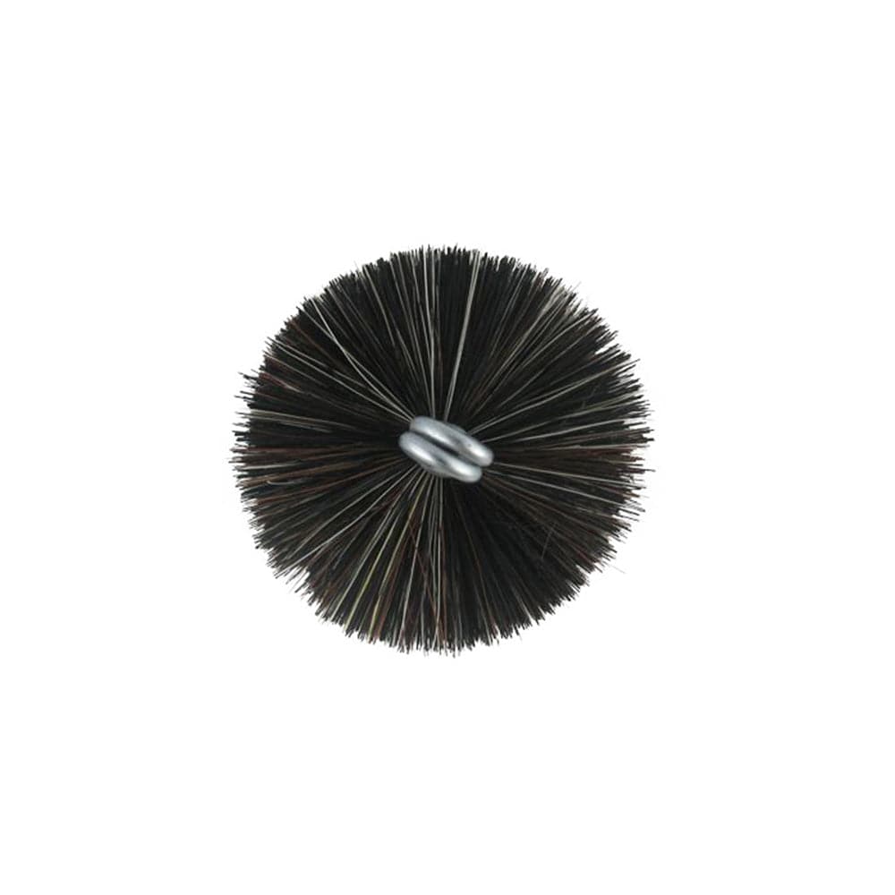 4" Round, Fiber, Boiler Tube Brush Head - Image 2