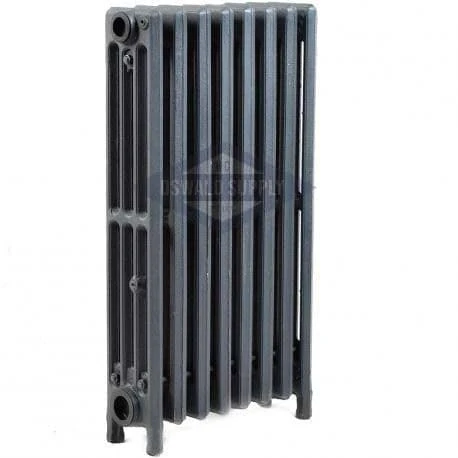 Cast Iron Radiator, Size: 4-7/16" Width x 25" Height x 14" Length - 8 Sections, 4 Tubes, Water/Steam