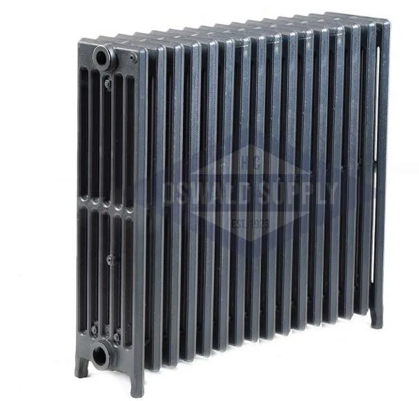 Cast Iron Radiator, Size: 6-15/16" Width x 25" Height x 28" Length - 16 Sections, 6 Tubes, Water/Steam