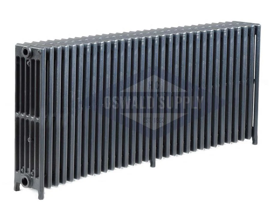 Cast Iron Radiator, Size: 6-15/16" Width x 25" Height x 56" Length - 32 Sections, 6 Tubes, Water/Steam, Custom Build (Non-Returnable) - Ships in 2-3 Weeks