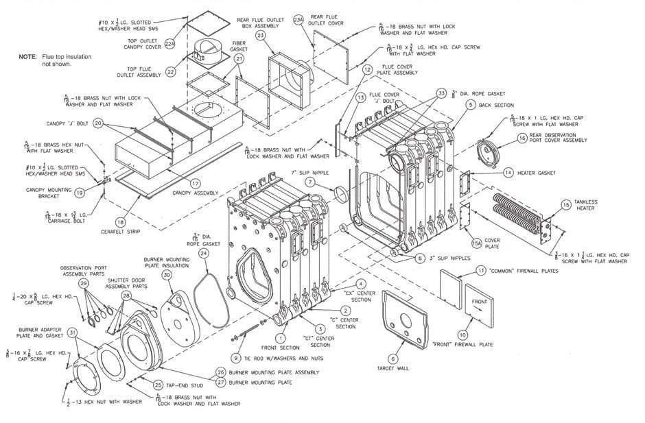 Burnham V11 Front Section 7172614