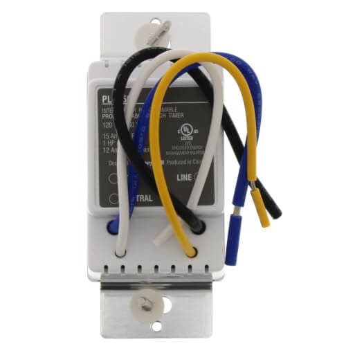 Honeywell #PLS750C1000, EconoSwitch 7-Day Programmable Wall Switch w/ Solar Timetable (White) - Image 2