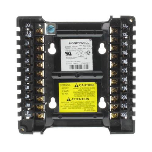 Honeywell #Q7800A1005, Plastic 7800 Series Subbase