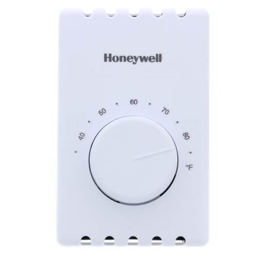 Honeywell #T410A1013, T410 White, Electric Heat Thermostat
