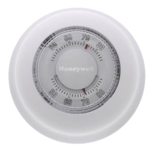 Honeywell #T87K1007, T87K Round Non-Programmable, Heat Only, Mechanical Thermostat
