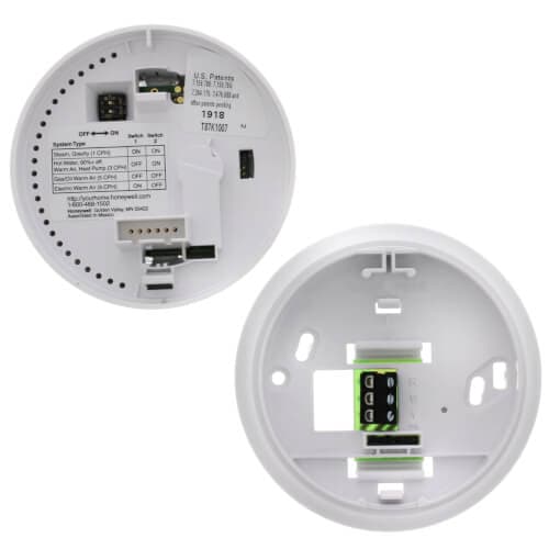 Honeywell #T87K1007, T87K Round Non-Programmable, Heat Only, Mechanical Thermostat - Image 2