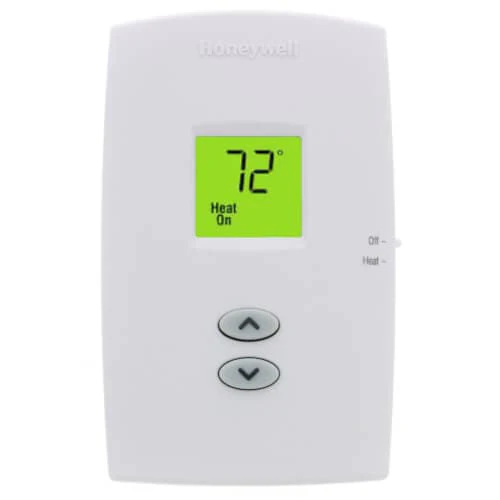 Honeywell #TH1100DV1000, PRO 1000 Non-Programmable, Heat Only, Vertical Thermostat