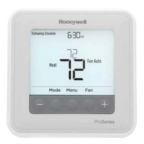 Honeywell #TH6320U2008, T6 Pro Programmable Thermostat, 3H/2C Heat Pump, 2H/2C Conventional