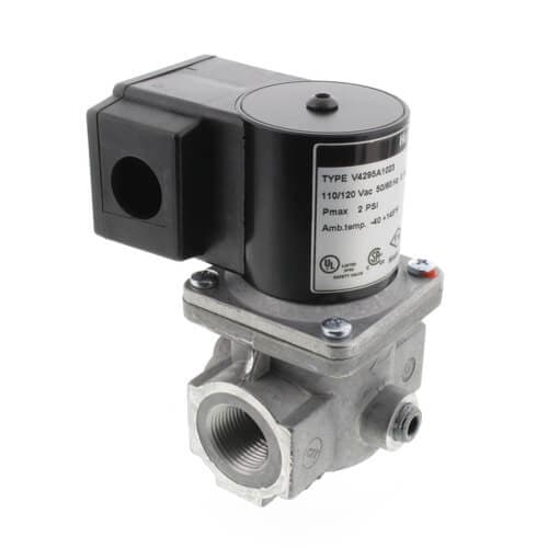 Honeywell #V4295A1023, Solenoid, Normally Closed Gas Valve, 3/4" NPT Pipe Size, 2 PSI Rated