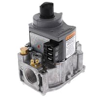 Honeywell #VR8345M4302, 3/4"x3/4" 24V UNIV COMBO GAS VALVE FOR DSI/HSI/INTERM W/LP KIT 300,000BTU; w/ 3/4"x 1/2" BUSHINGS (2)