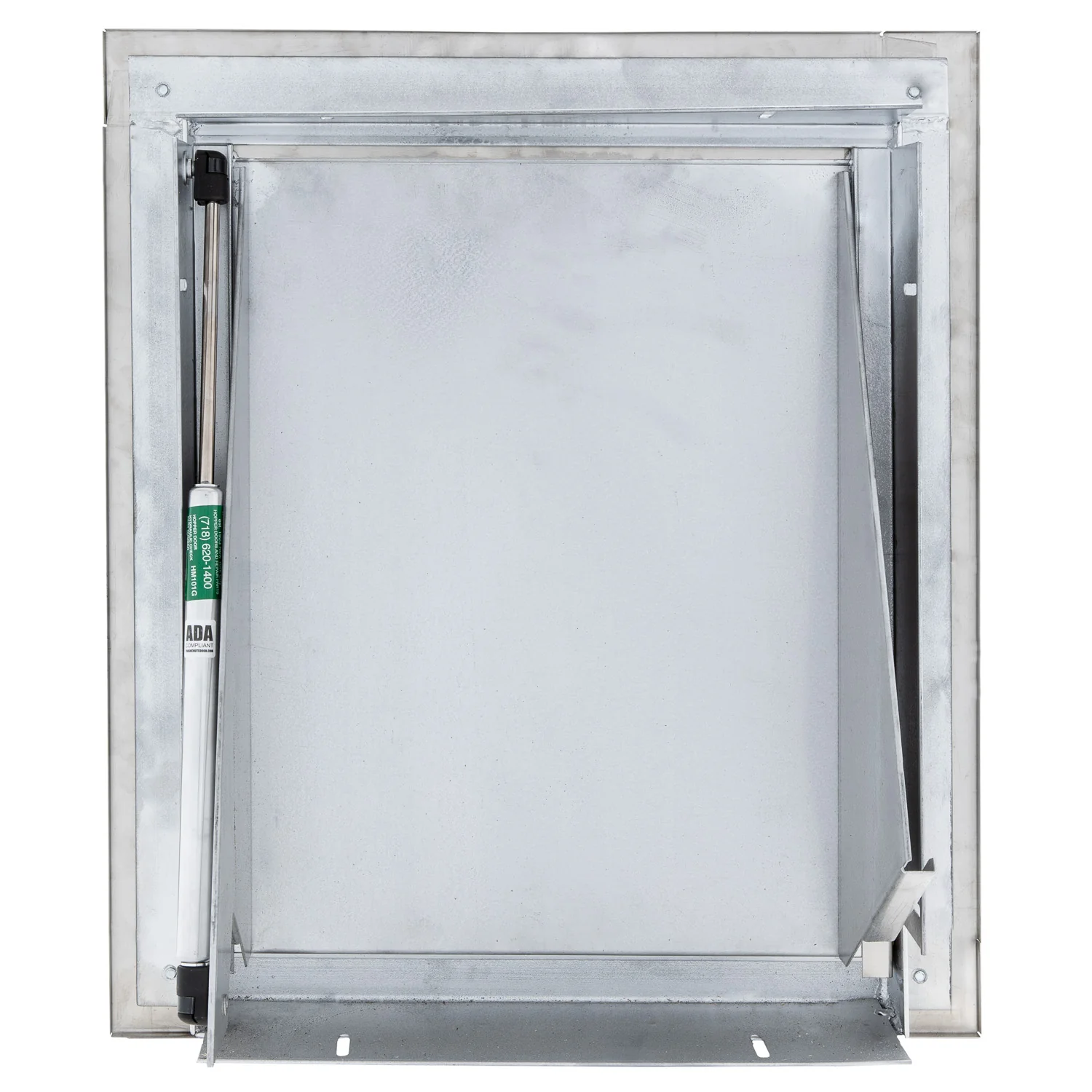 Midland Style Stainless Steel Trash Chute Door - Bottom Hinged - ADA Compliant - Rubbish - Standard Trim - Image 6