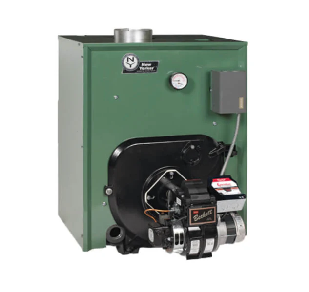 New Yorker CL3, 105 MBH, Cast Iron Oil-Fired Steam Boiler, W/ Tankless Coil
