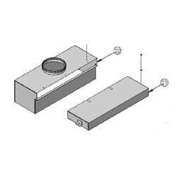 Peerless Boiler Repair Part #50367 - Draft Hoo 63-03 Current W/ Reducer