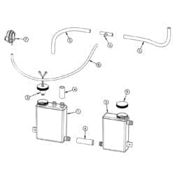 Peerless Boiler Repair Part #54120 - Cond Collector - Purefire, Blow Molded Polyproplyene