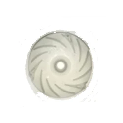 Peerless Boiler Repair Part #5516 - Swirl Plate Dungs White 6 Mm, Pf-110