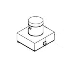 Peerless Boiler Repair Part #90241 - Flue Collector And Damper Assembly