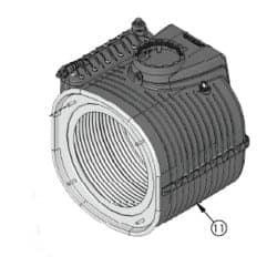 Peerless Boiler Repair Part #98106 - Hx Iso 95 9 Coil 5X1X3, Ga30-45-300-00