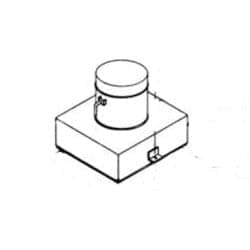 Peerless Boiler Repair Part #99540 - Flue Collector And Damper Assembly