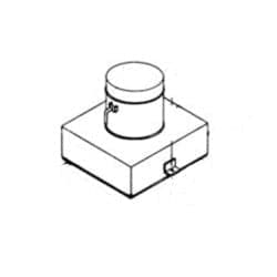 Peerless Boiler Repair Part #99544 - Flue Collector And Damper Assembly