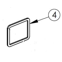 Peerless Boiler Repair Part #Pf2007-1 - Bracket Display, Pf200/210/399/460