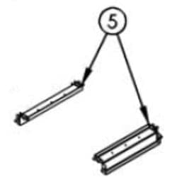 Peerless Boiler Repair Part #Pf2026-1 - Jkt Support Supt Rail, Pf1500