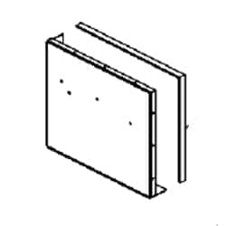 Peerless Boiler Repair Part #Psc2023 - Base Panel Psc Right Air Box