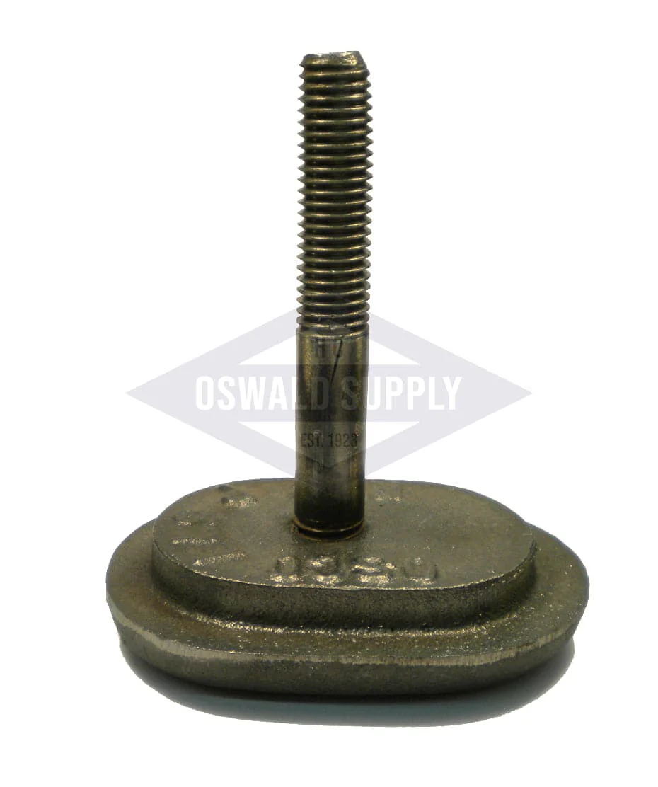 (PHH23OB) 2-1/4 x 3-1/2 Obround, Cast Iron, Solid Bolt, Boiler Handhole Plate Only