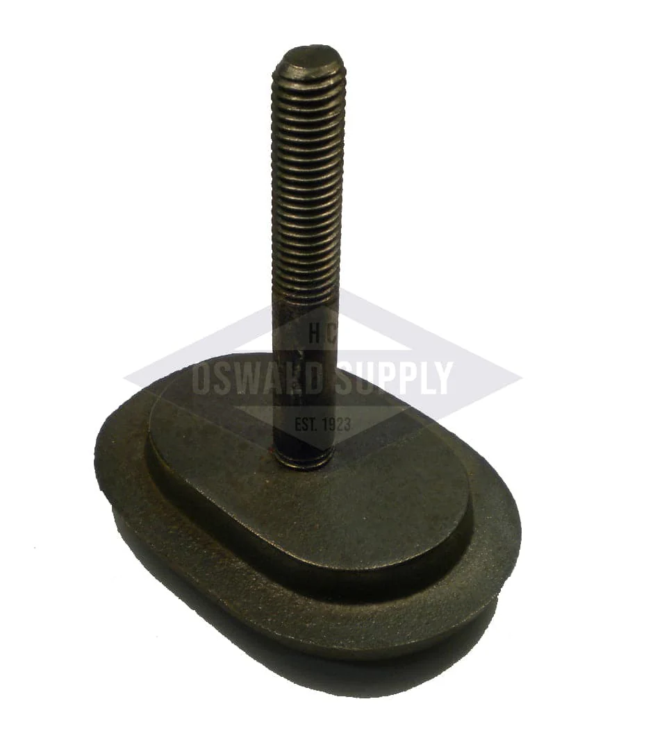 (PHH28) Kewanee Boiler Handhole Plate. 2-1/2 X 4, OB, Flat, "FT10" - Image 3