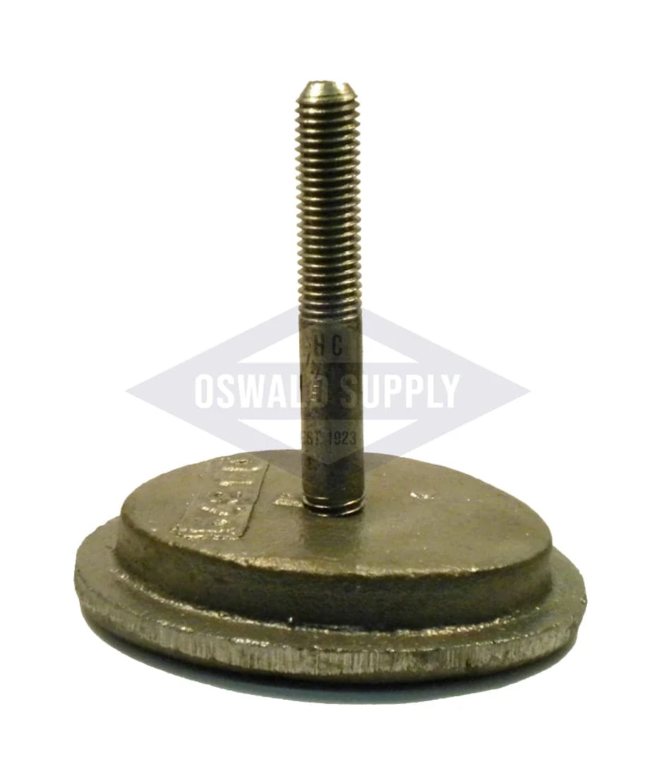(PHH2B) Ames and Cyclotherm Boiler Handhole Plate Only. (#12777) 3-3/8 x 4-3/8, Elliptical, Curved 27-30R, Cast Iron. - Image 3