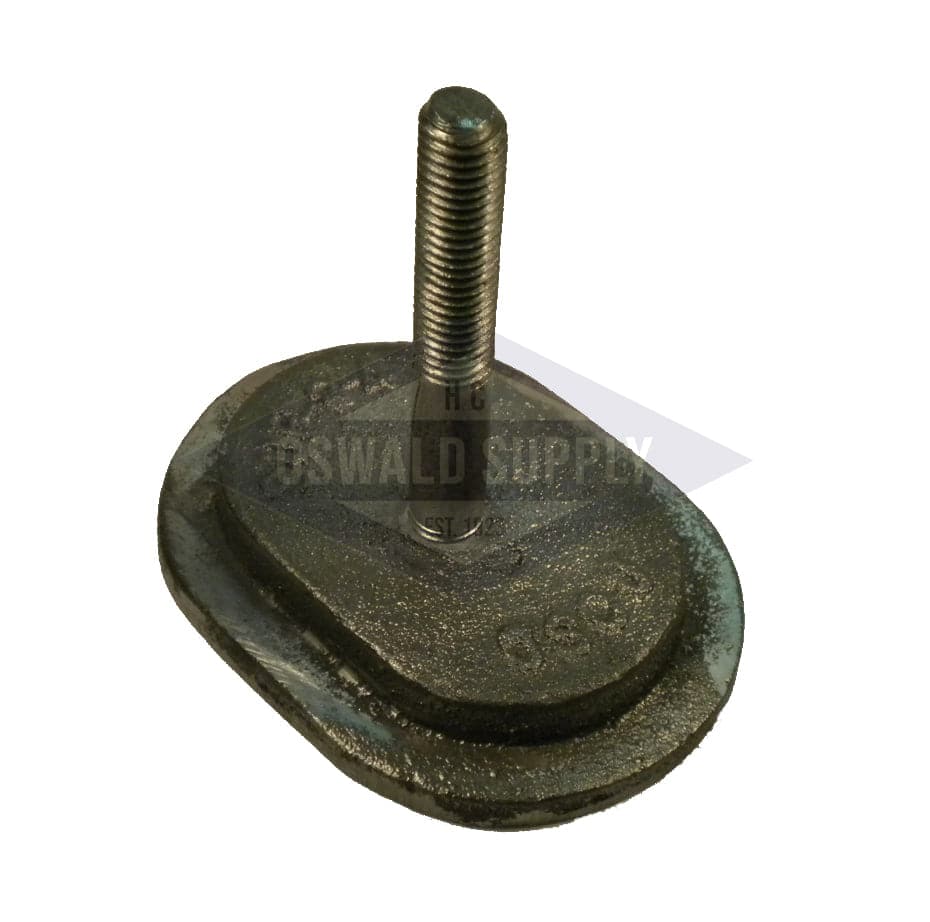 (PHH46) Boiler Handhole Plate Only. 3 X 4-1/2, Obround, Curved "48-54", Cast Iron test