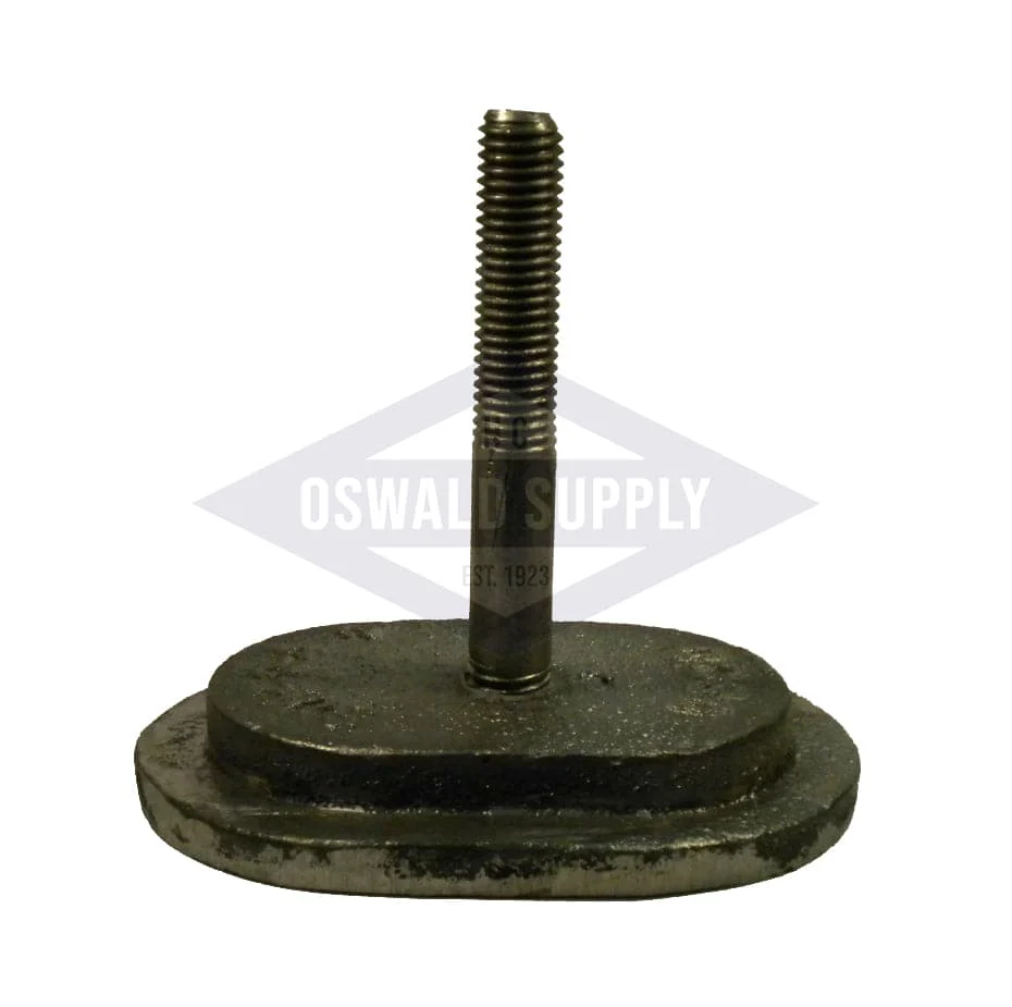 (PHH46) Boiler Handhole Plate Only. 3 X 4-1/2, Obround, Curved "48-54", Cast Iron test - Image 3