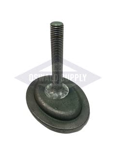 (PHHJ72) Johnston Boiler Handhole Plate Only. 3 1/4 x 5 Elliptical, Steel, Solid Bolt, Curved 36R (72" Diameter) boiler shell