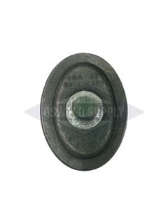 (PHHJ72) Johnston Boiler Handhole Plate Only. 3 1/4 x 5 Elliptical, Steel, Solid Bolt, Curved 36R (72" Diameter) boiler shell - Image 2