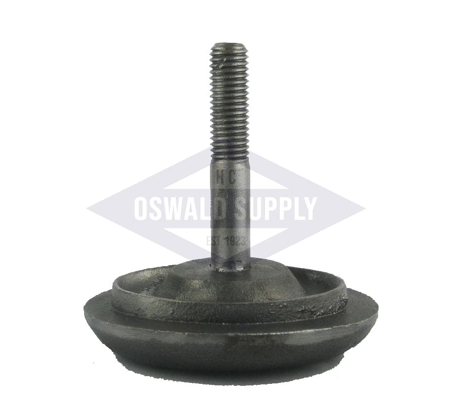 (PHHOS4002) O&S Powermaster Boiler Handhole Plate Only. 2-3/4 X 3-5/8, Elliptical, Cast Iron, Curved, Solid Bolt, "321004002"