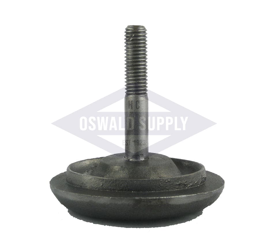 (PHHOS4019) O&S Powermaster Boiler Handhole Plate Only. 2-3/4 X 3-3/4, Elliptical,  Cast Iron, Curved, Solid Bolt, "321004019" - Image 3