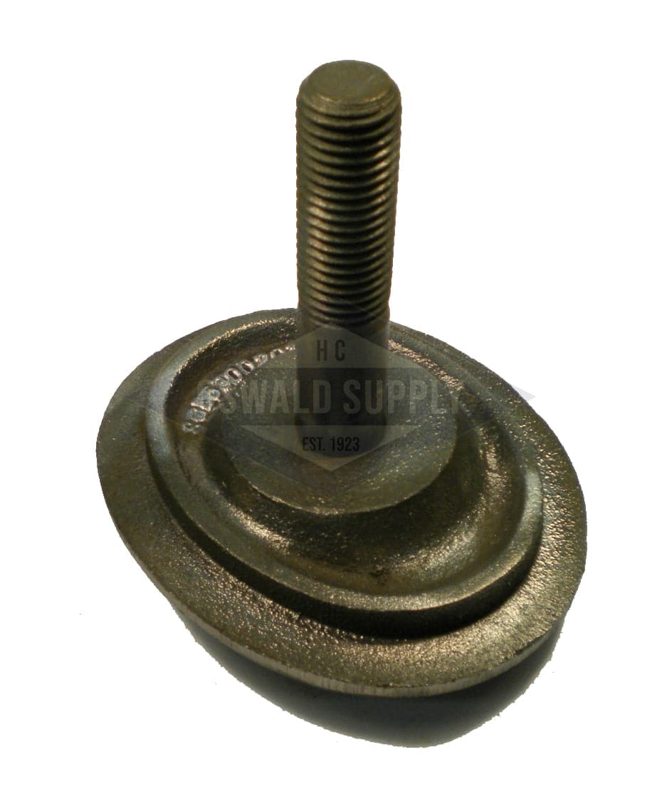 (PHHPM201A) O&S Powermaster Boiler Handhole Plate Only. 3-1/2 X 4-1/2, Elliptical, Cast Iron, Curved, Solid Bolt, "SGE5300201A"