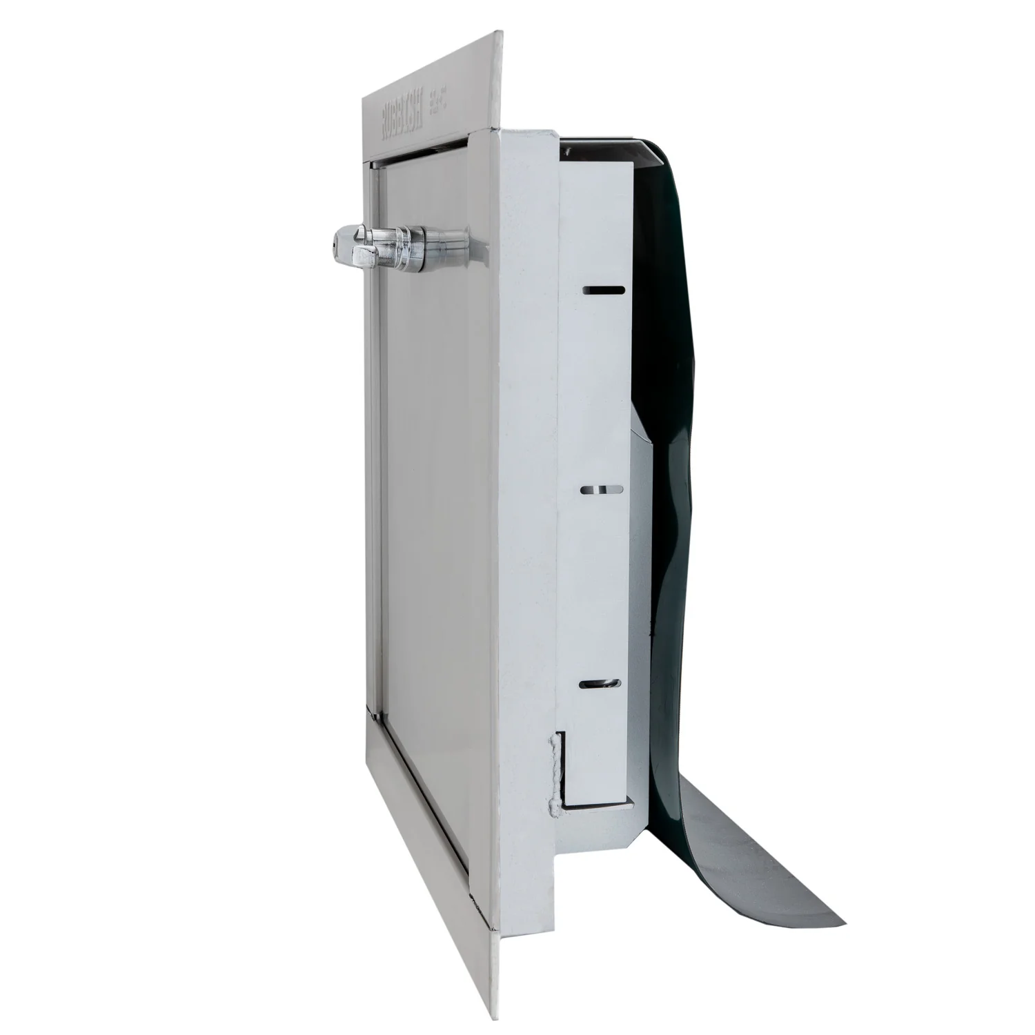 Replacement Stainless Steel Trash Chute Door - Bottom Hinged - L Handle - Rubbish - Image 11