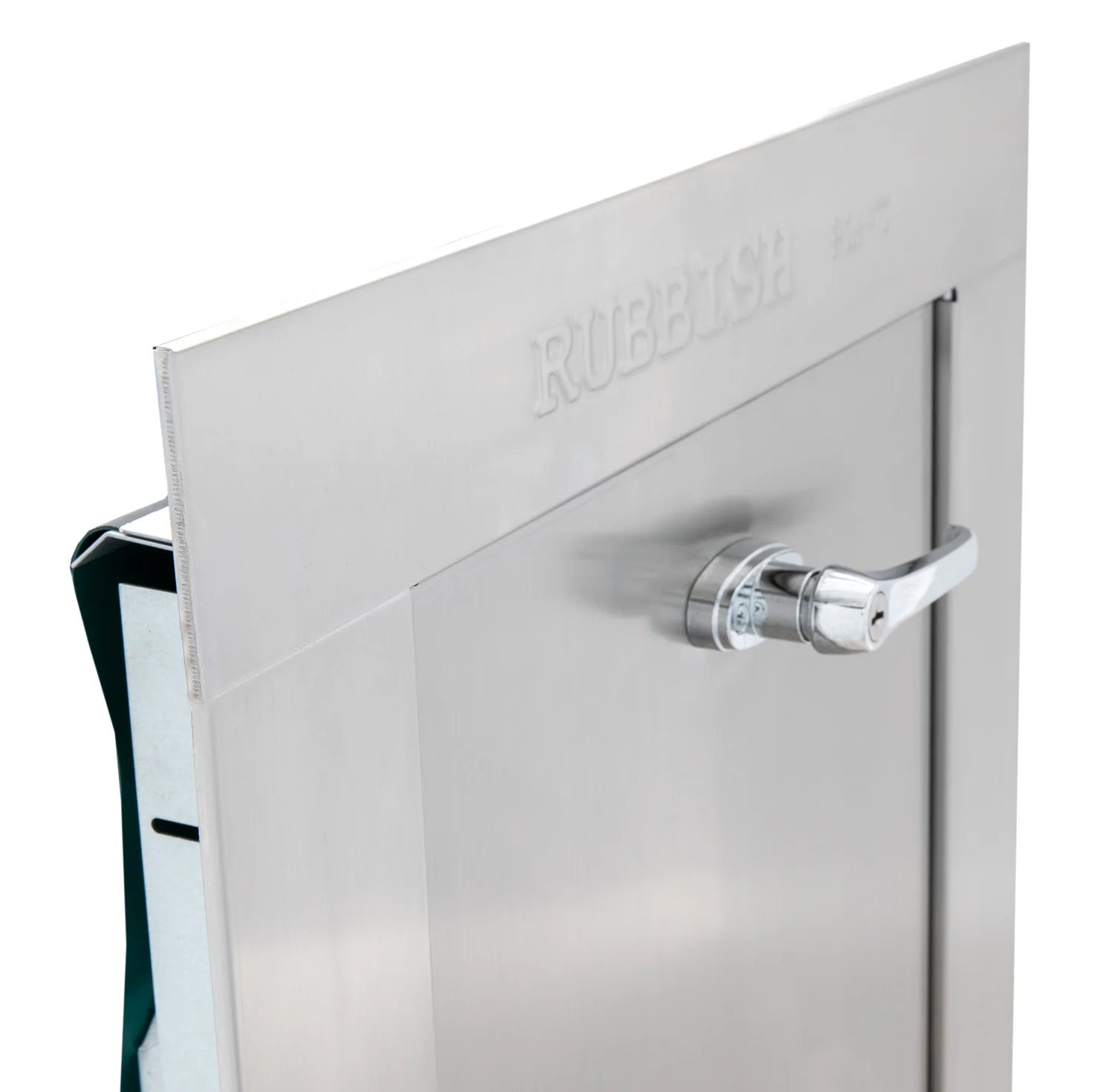 Replacement Stainless Steel Trash Chute Door - Bottom Hinged - L Handle - Rubbish - Image 18