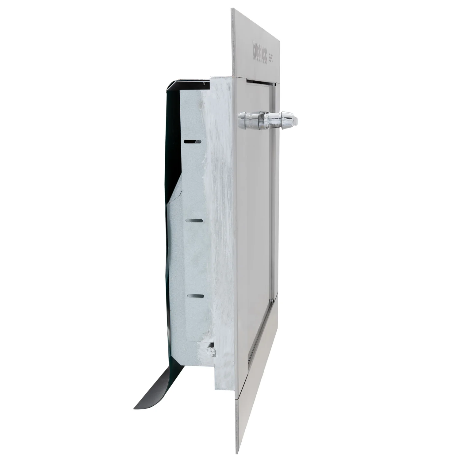 Replacement Stainless Steel Trash Chute Door - Bottom Hinged - L Handle - Rubbish - Image 20