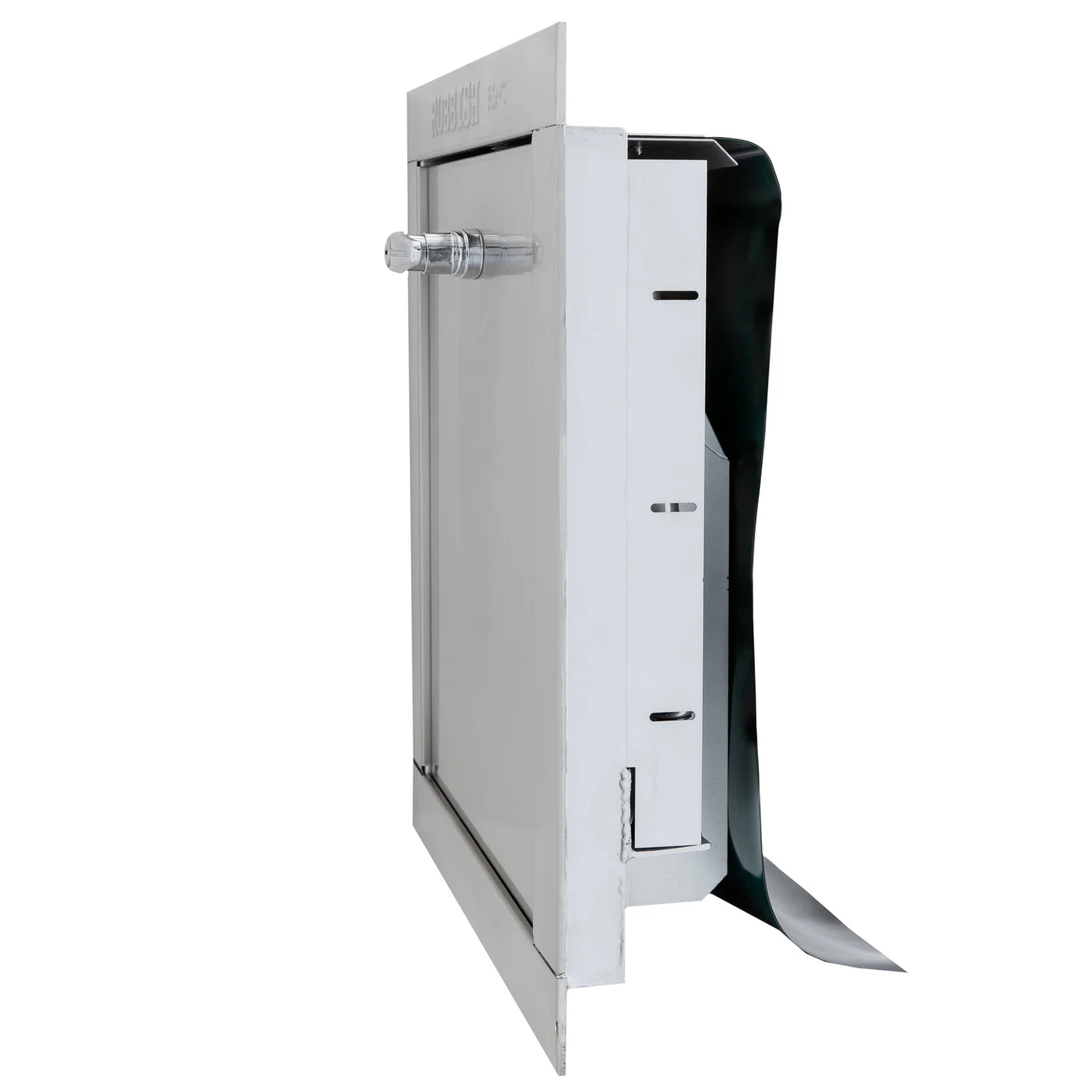 Replacement Stainless Steel Trash Chute Door - Bottom Hinged - T Handle - Rubbish - Image 11