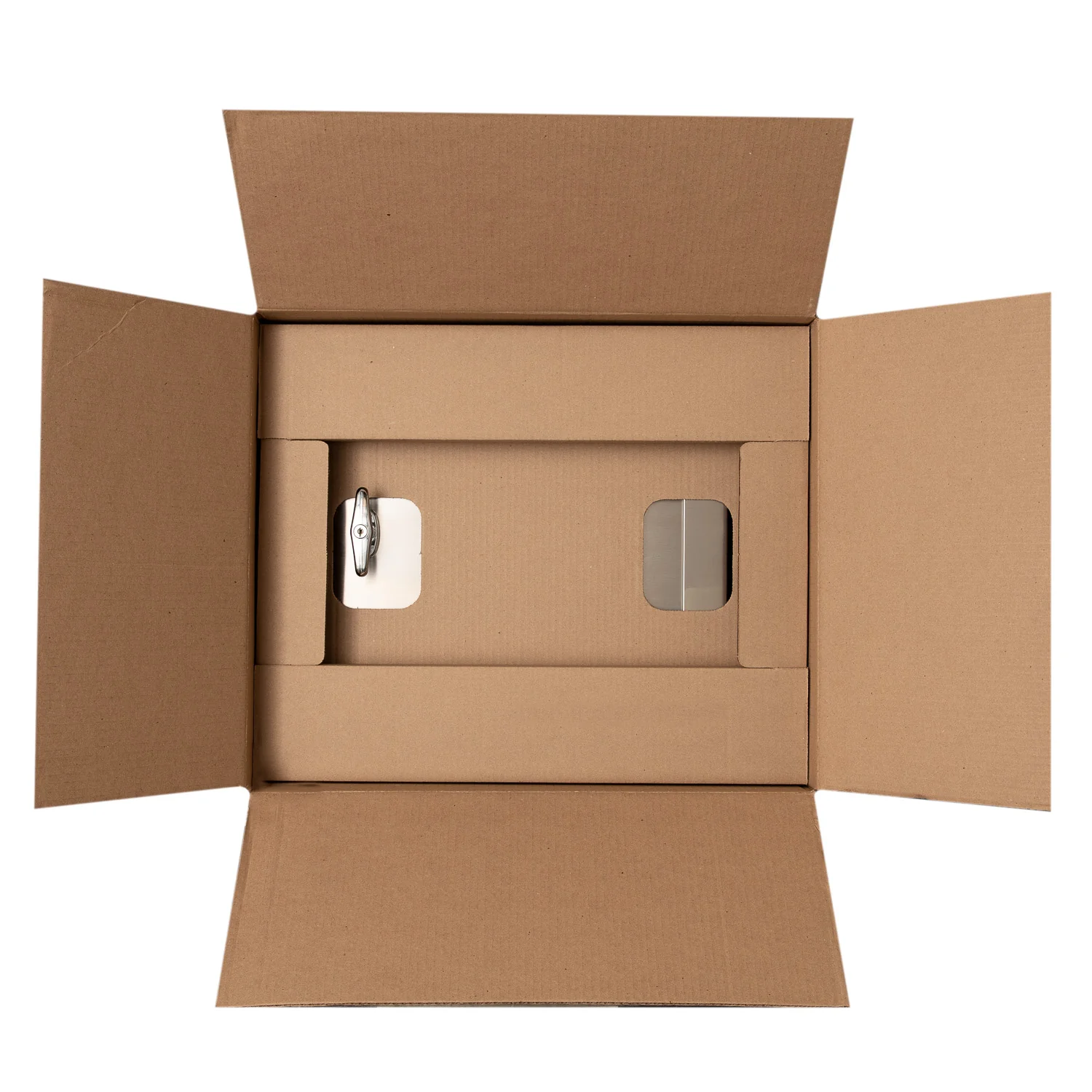 Replacement Stainless Steel Trash Chute Door - Bottom Hinged - T Handle - Rubbish - Image 16